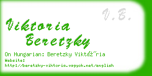 viktoria beretzky business card